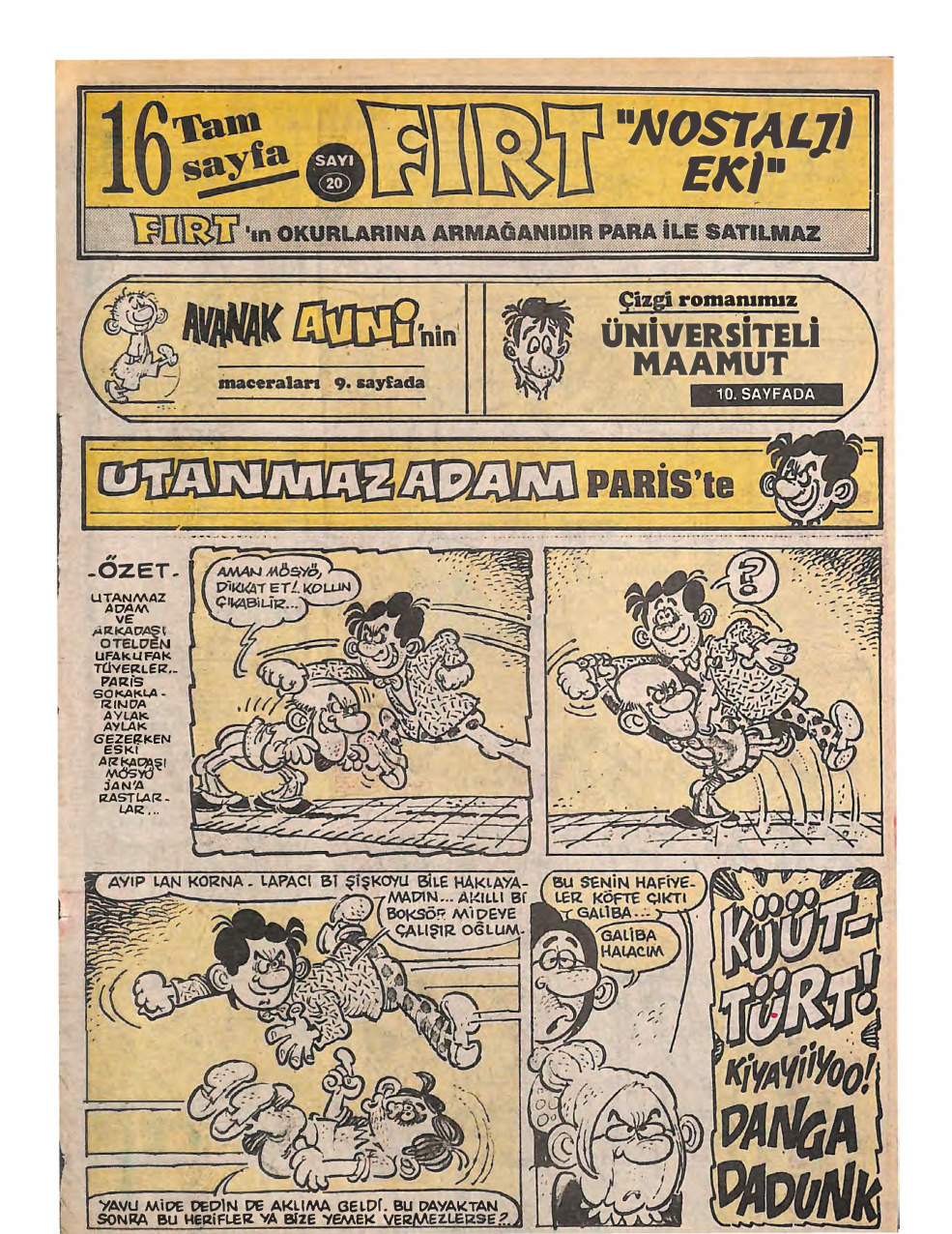 Fırt Nostalji Eki Sayı (20) PDF İndir – Fırt Dergisi
