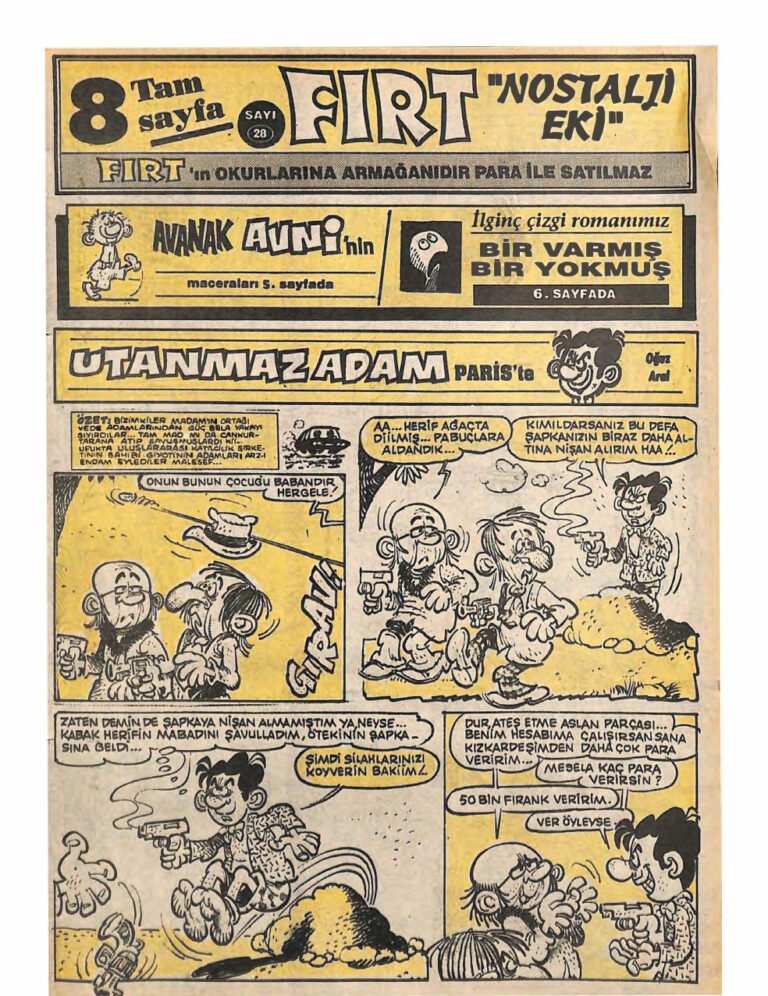 Fırt Nostalji Eki Sayı Kitap Kapağı