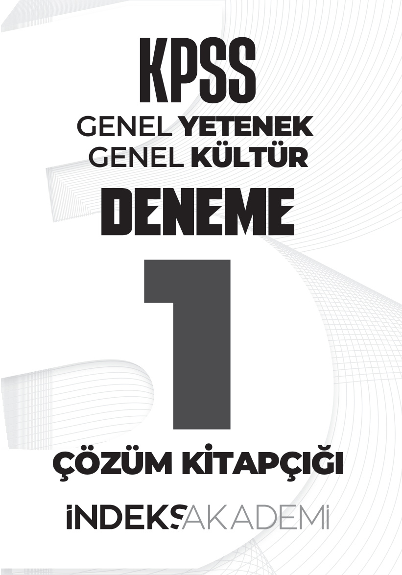 GY GK 5 Deneme Çözümleri PDF İndir – Komisyon