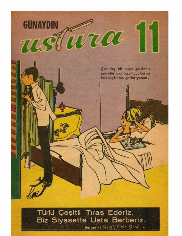 Günaydın Ustura Sayı 11 Kitap Kapağı