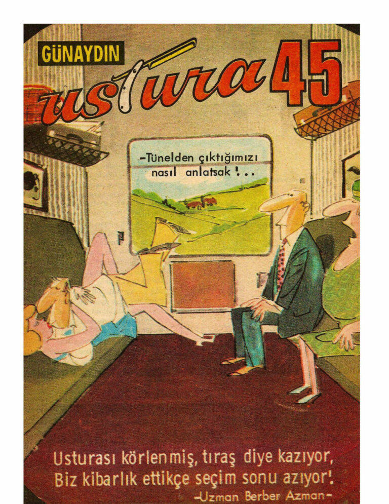Günaydın Ustura Sayı 45 Kitap Kapağı