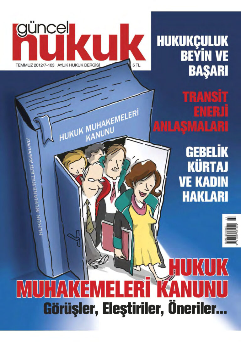 Güncel Hukuk Sayı 103 Temmuz 2012 Kitap Kapağı