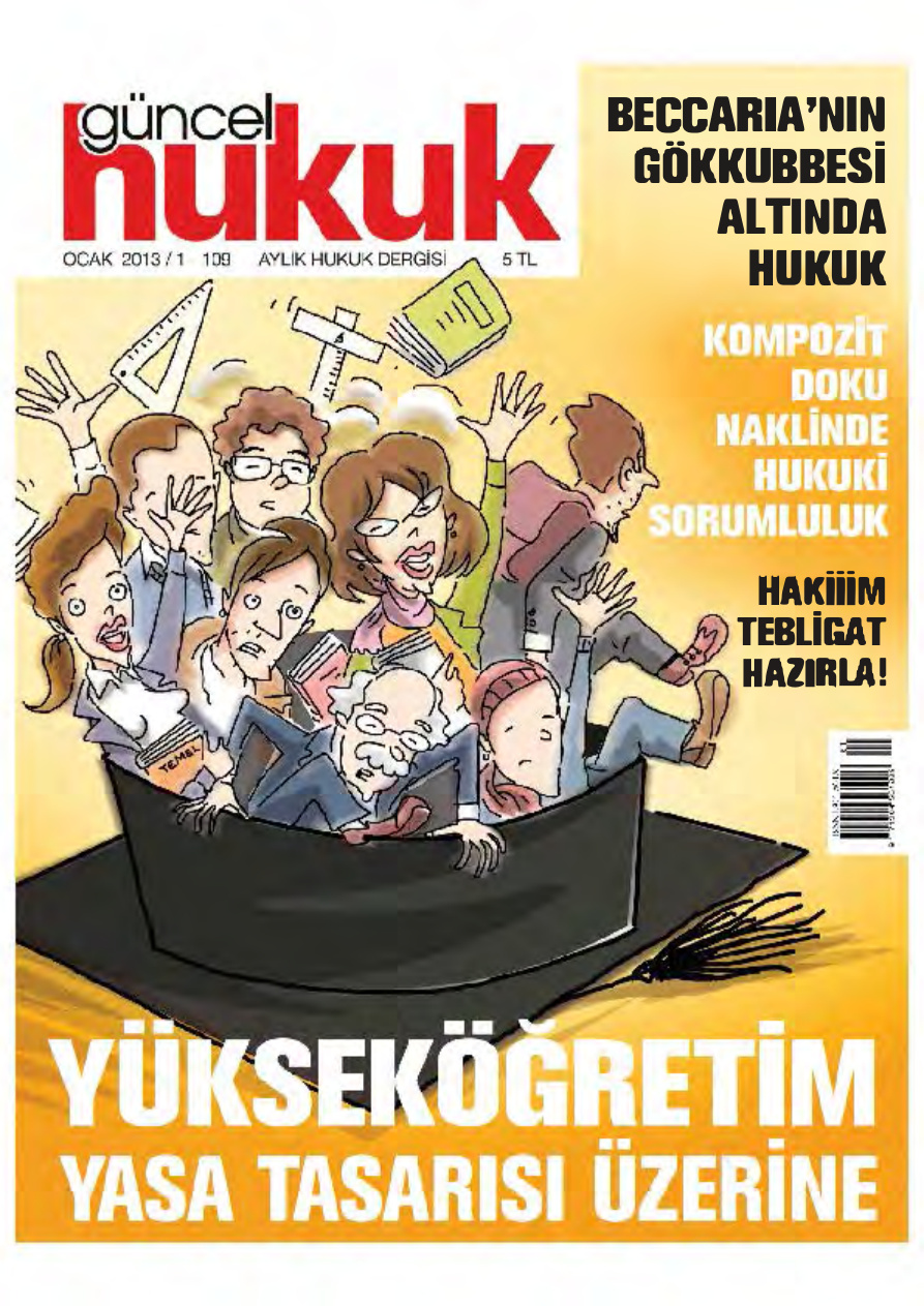 Güncel Hukuk Sayı 109 Ocak 2013 Kitap Kapağı