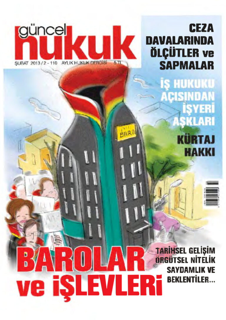 Güncel Hukuk Sayı 110 Şubat 2013 Kitap Kapağı