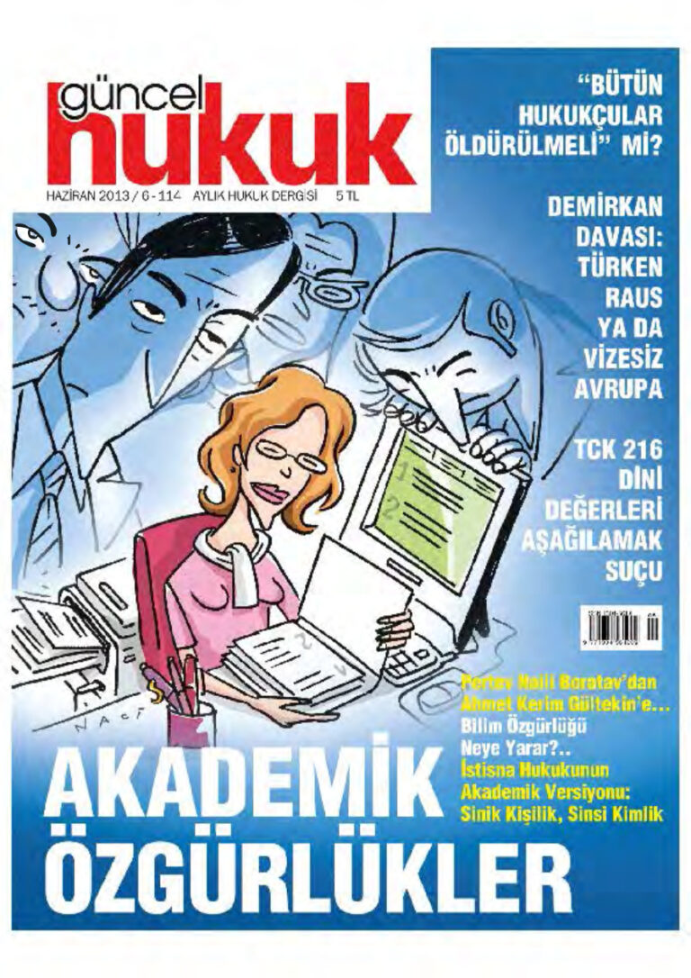 Güncel Hukuk Sayı 114 Haziran 2013 Kitap Kapağı