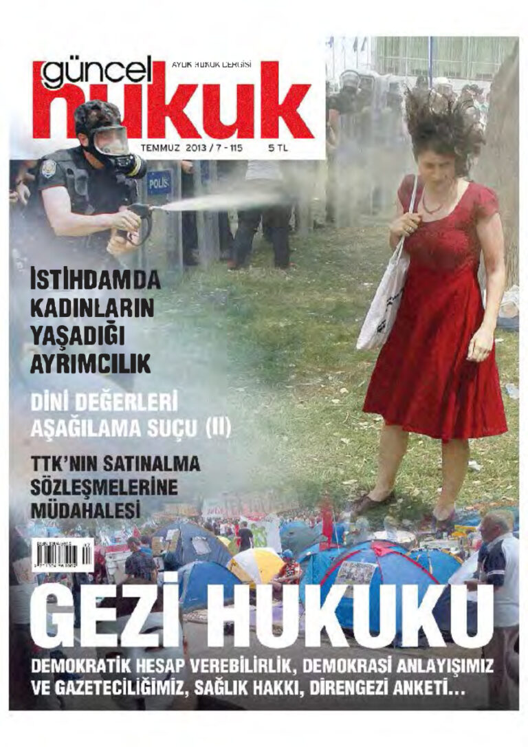 Güncel Hukuk Sayı 115 Temmuz 2013 Kitap Kapağı