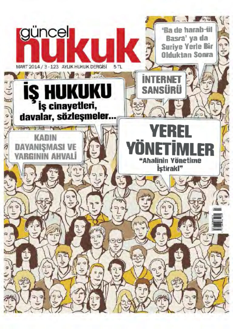 Güncel Hukuk Sayı 123 Mart 2014 Kitap Kapağı