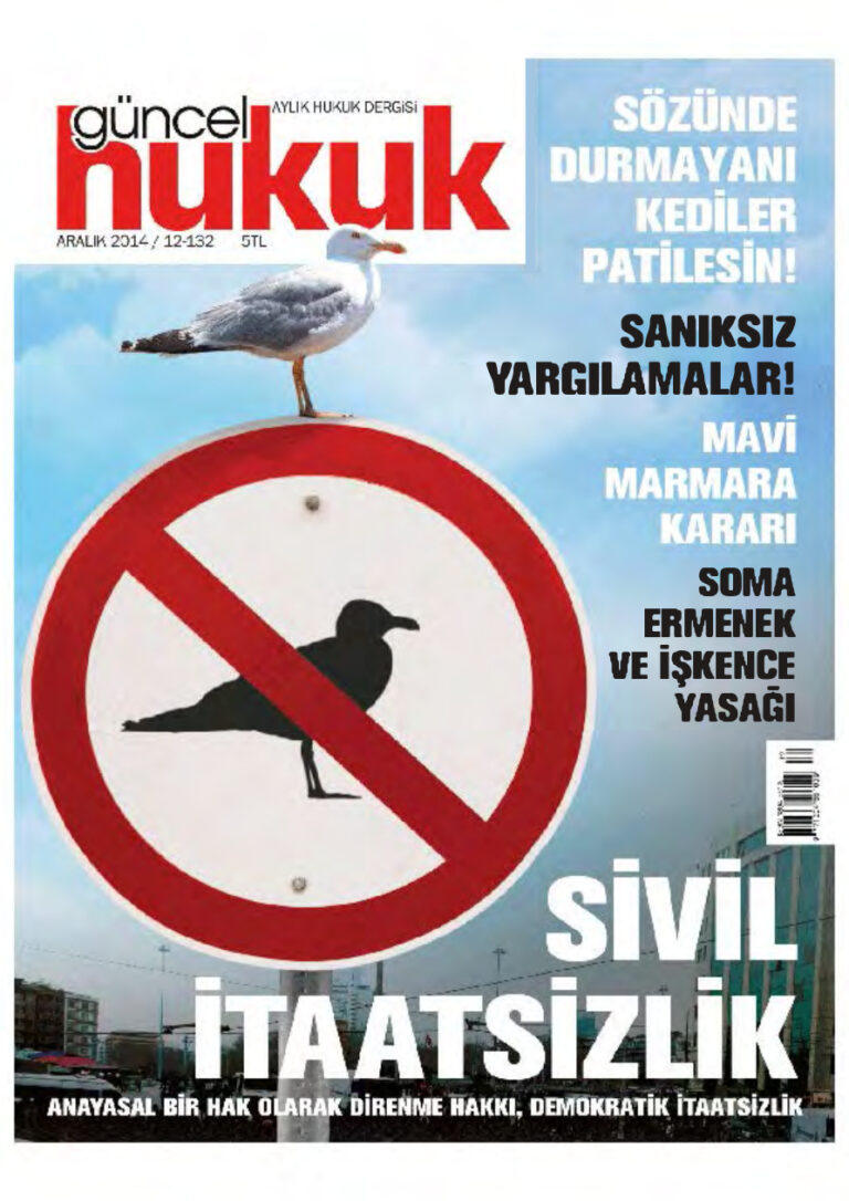 Güncel Hukuk Sayı 132 Aralık 2014 Kitap Kapağı