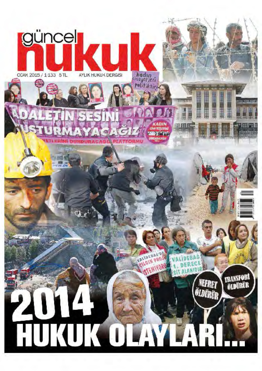 Güncel Hukuk Sayı 133 Ocak 2015 Kitap Kapağı