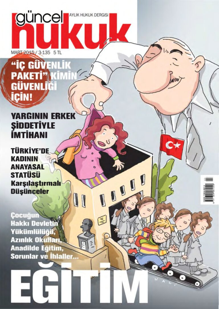 Güncel Hukuk Sayı 135 Mart 2015 Kitap Kapağı