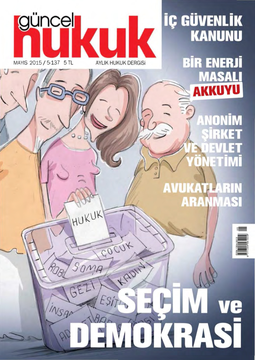 Güncel Hukuk Sayı 137 Mayıs 2015 Kitap Kapağı