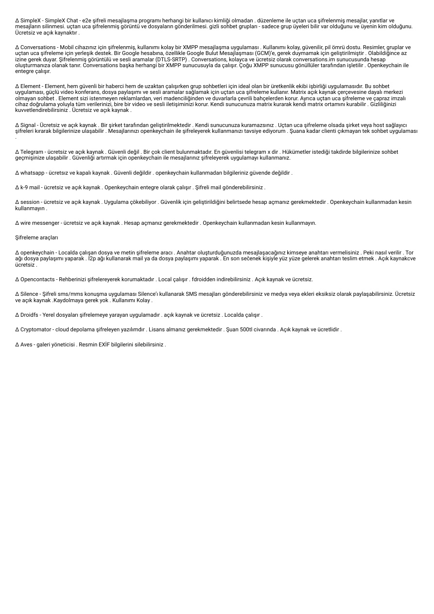 Güvenli mesajlaşma uygulamaları (Markor) PDF İndir - Bilinmiyor 1 Güvenli mesajlaşma uygulamaları (Markor) PDF İndir