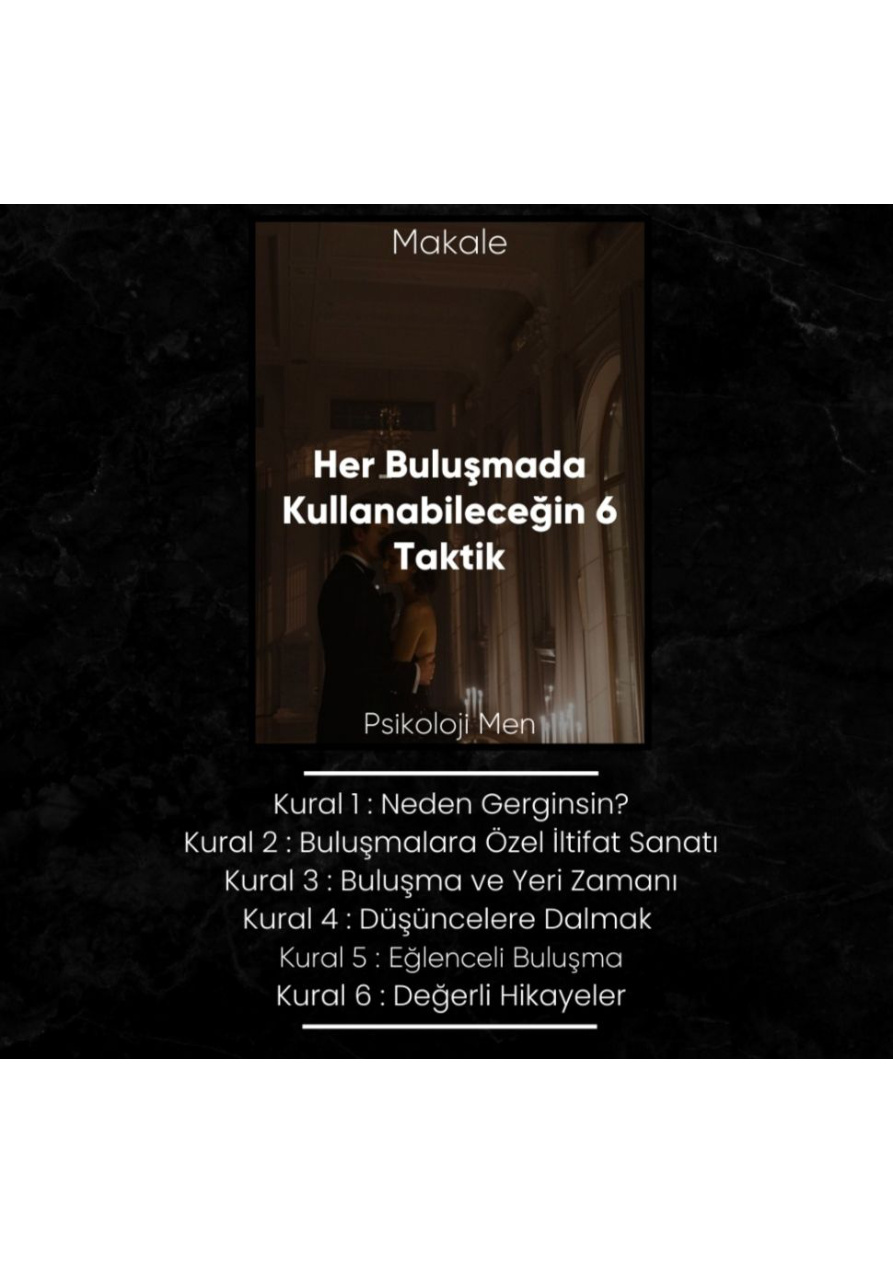 Her Buluşmada Uygulaman Gereken 6 Kural Nedir PDF İndir - Bilinmiyor 1 Her Buluşmada Uygulaman Gereken 6 Kural Nedir PDF İndir