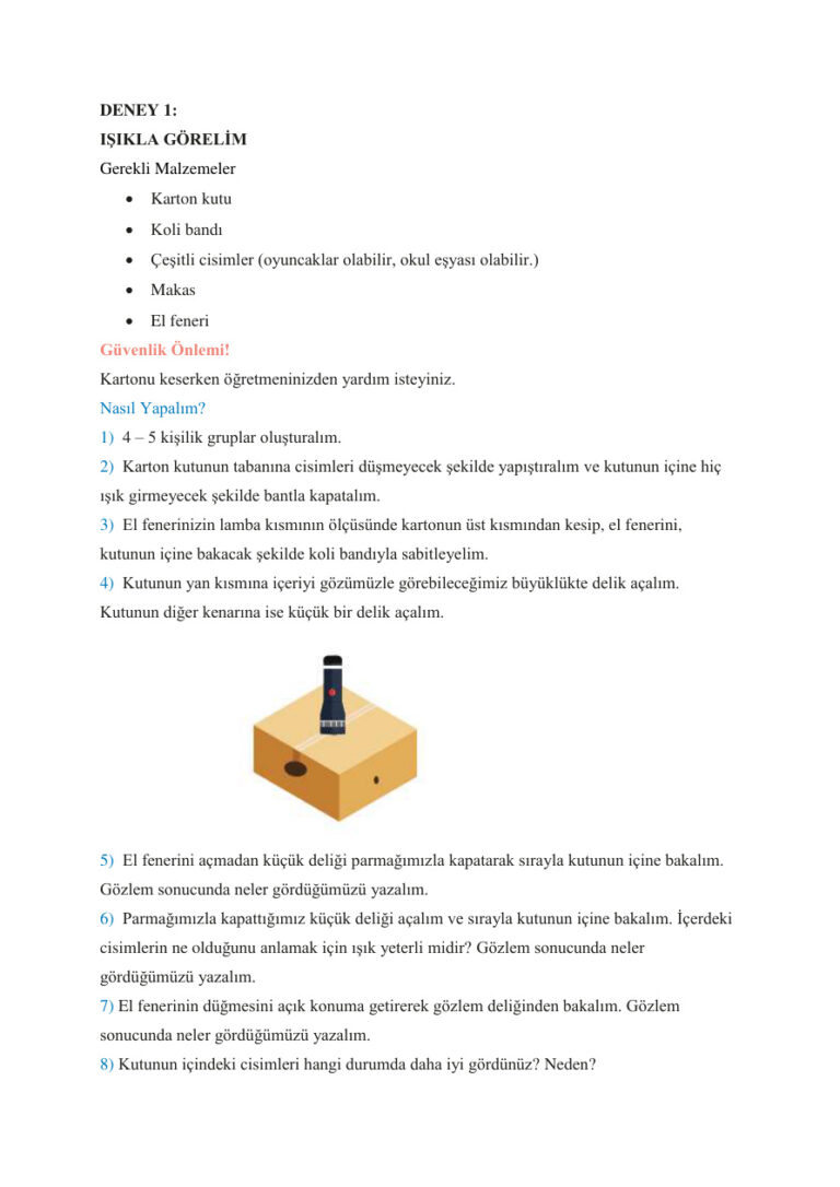 IŞIK DENEYLER Kitap Kapağı