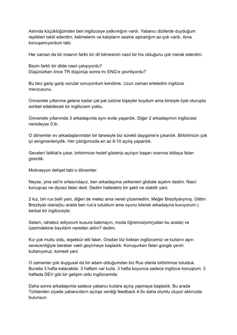 İngilizceyi nasıl öğrendim Kitap Kapağı