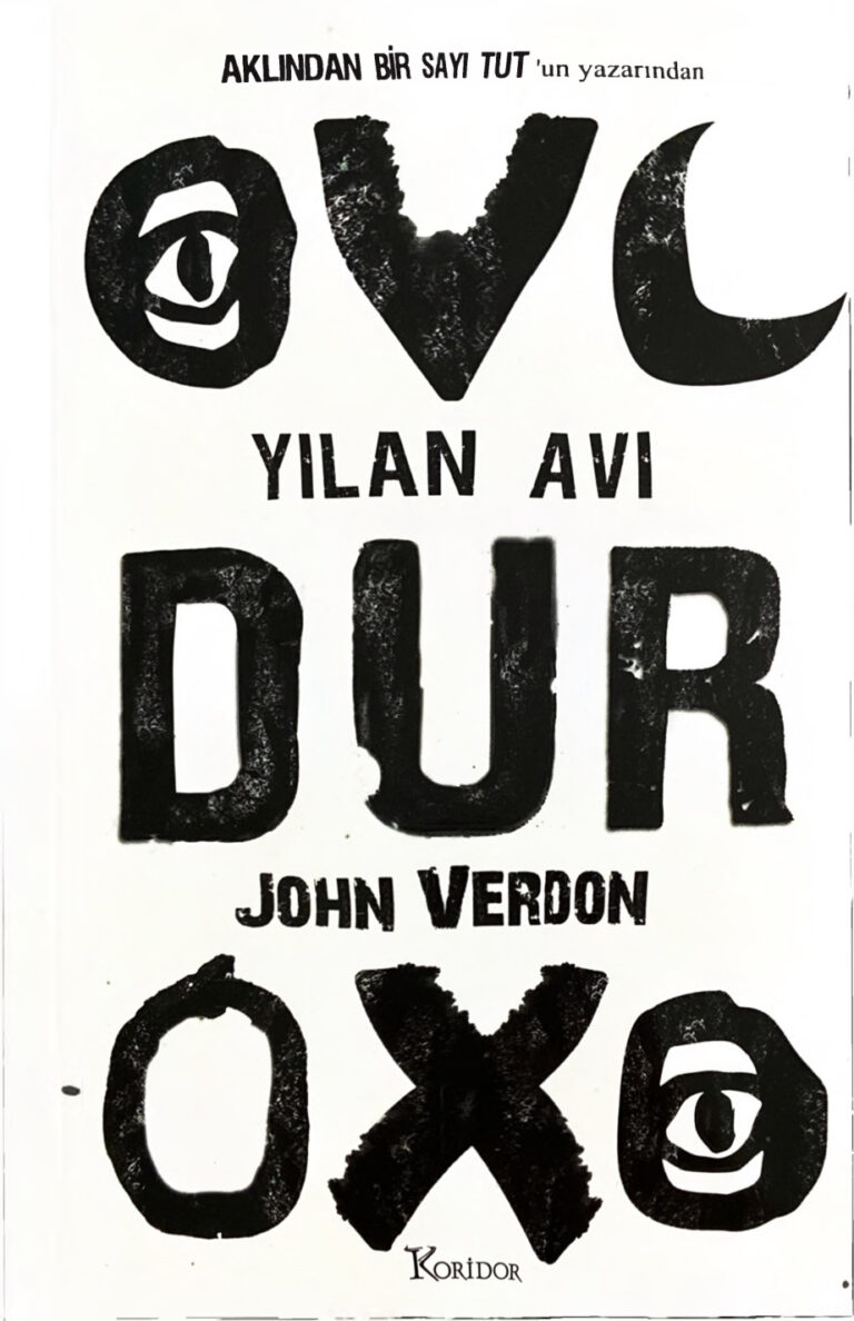 John Verdon Yılan Avı Kitap Kapağı