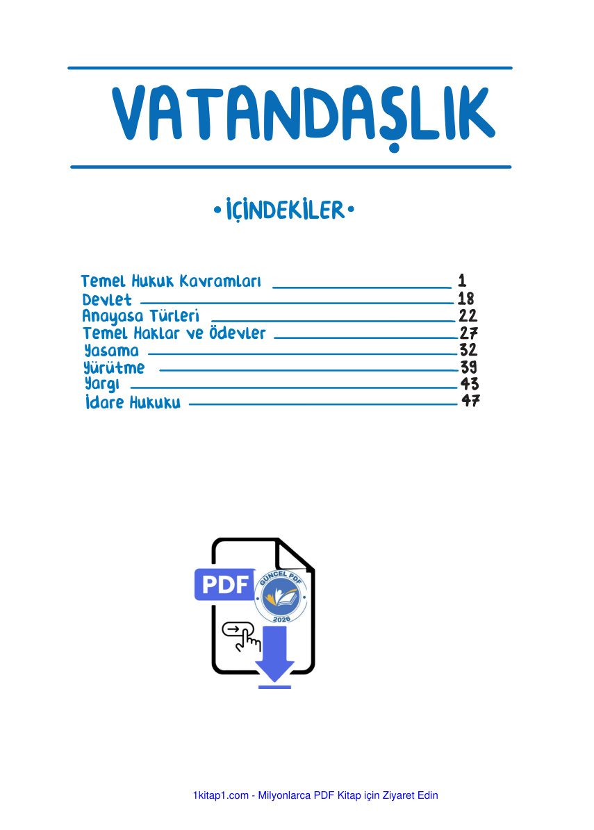 Kampüs Vatandaşlık Ders Notları PDF İndir – Komisyon