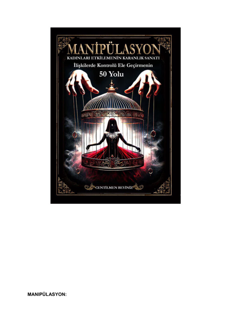 MANİPÜLASYON Kitap Kapağı