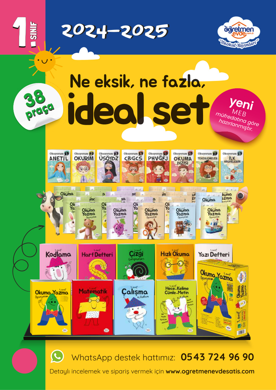 Öğretmenevde 1. Sınıf 1. Hafta Etkinlikleri PDF İndir – Komisyon