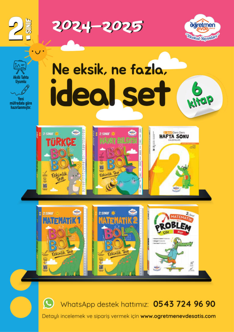 ÖĞRETMENEVDE 2. SINIF 1. HAFTA ETKİNLİKLERİ Kitap Kapağı
