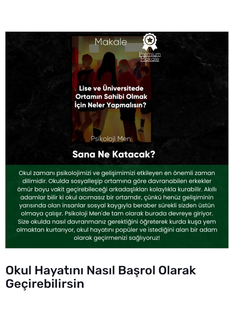 Okul Hayatını Nasıl Başrol Olarak Geçirebilirsin PDF İndir