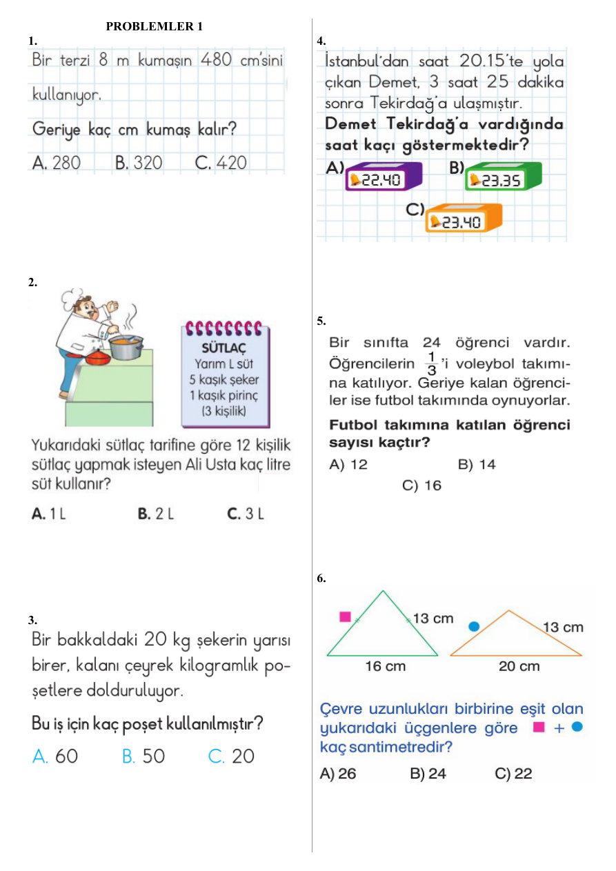 Problemler 1 PDF İndir – Komisyon