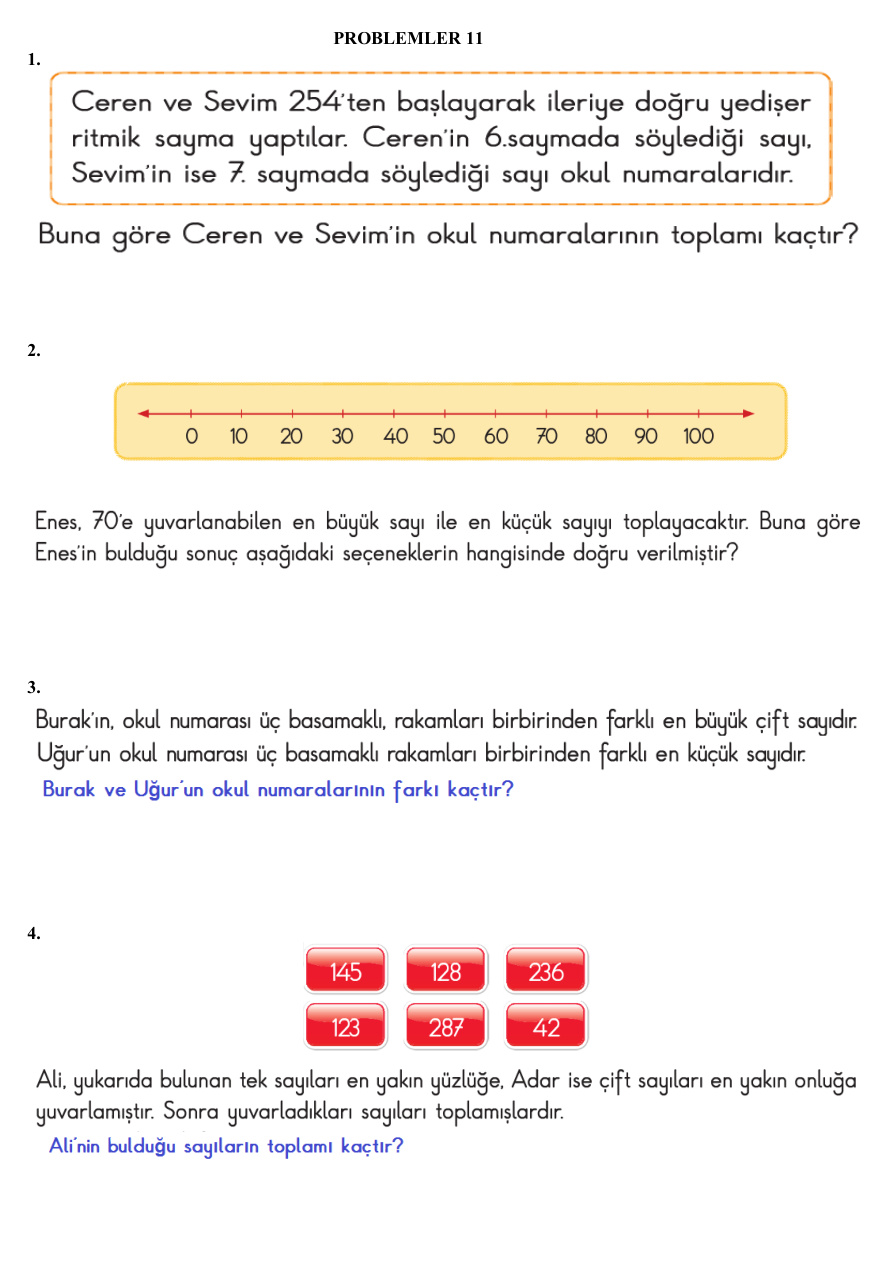 Problemler 11 PDF İndir – Komisyon