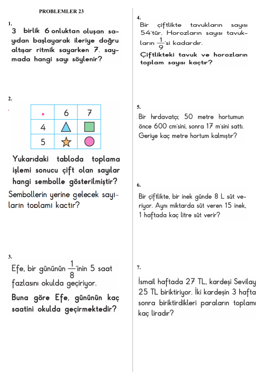 Problemler 23 PDF İndir – Komisyon
