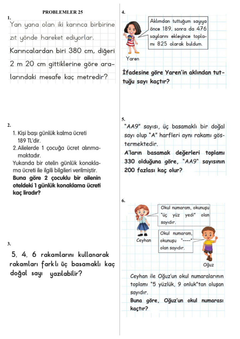 PROBLEMLER 25 Kitap Kapağı