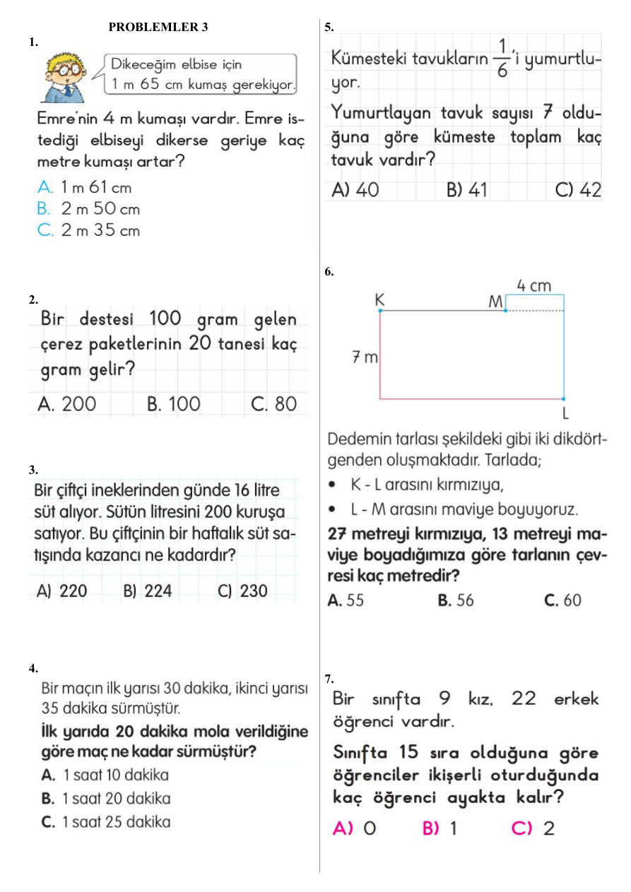 Problemler 3 PDF İndir – Komisyon