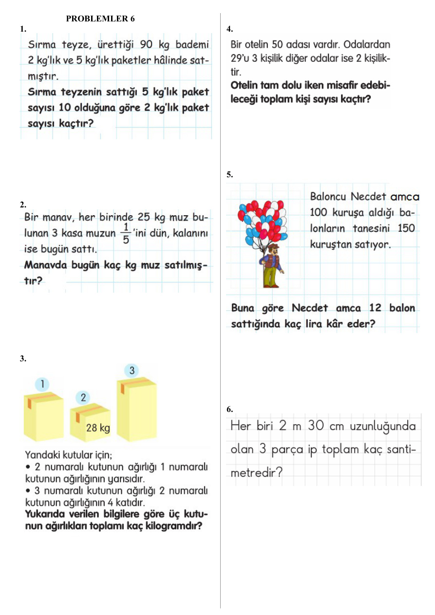 Problemler 6 PDF İndir – Komisyon