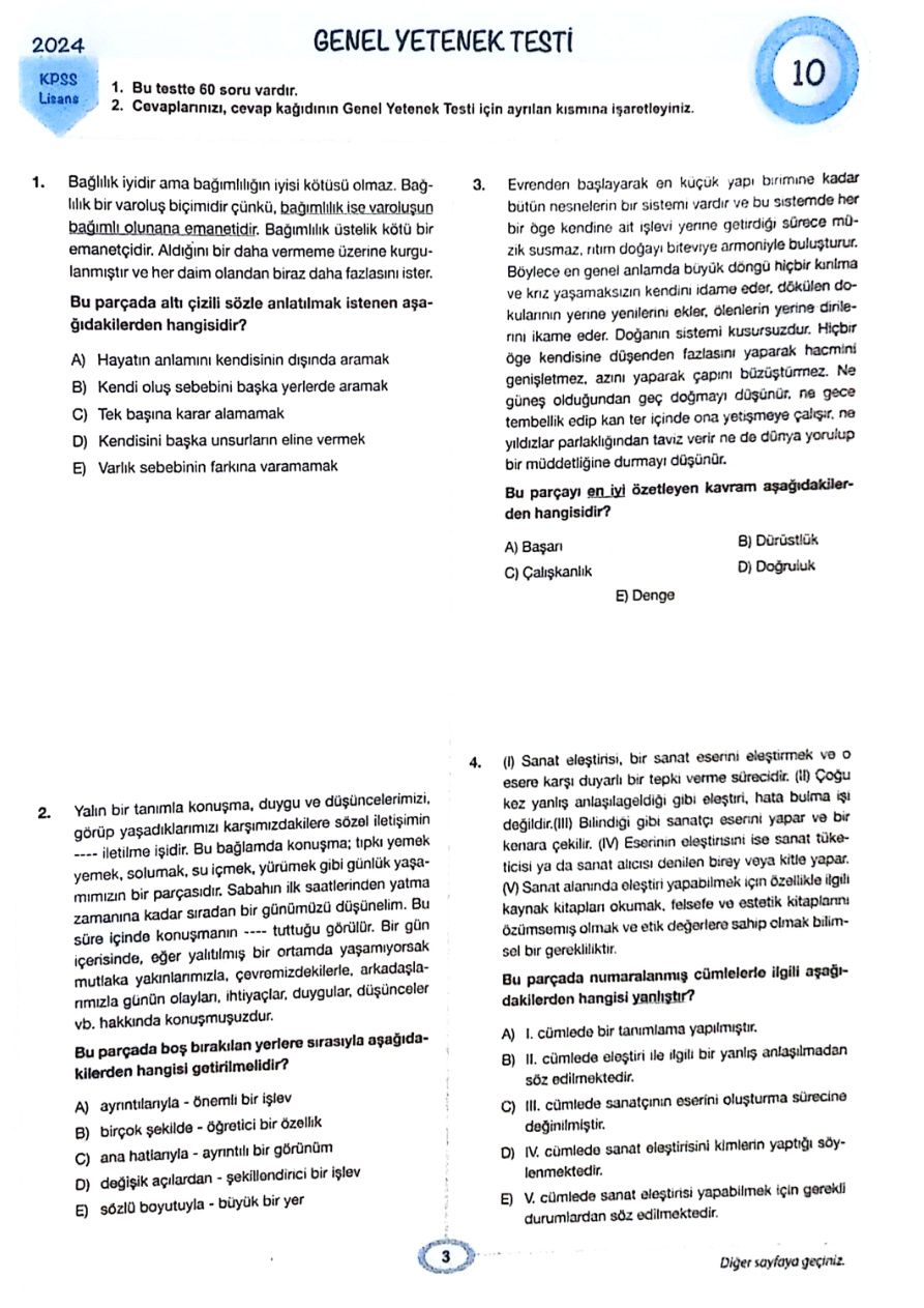 Pegem 2024 TG 10 Sınavımsensin PDF İndir