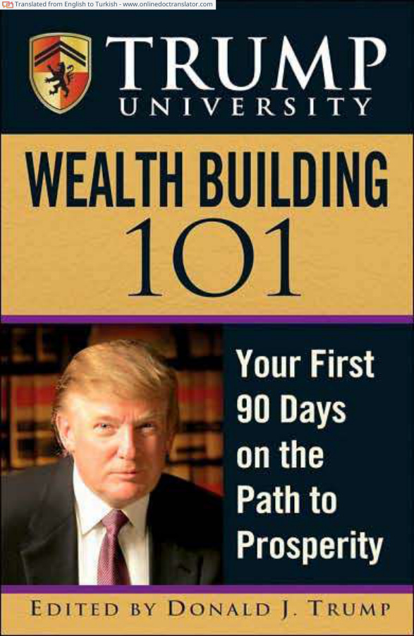 Servet Oluşturma 101 PDF İndir – Donald J. Trump