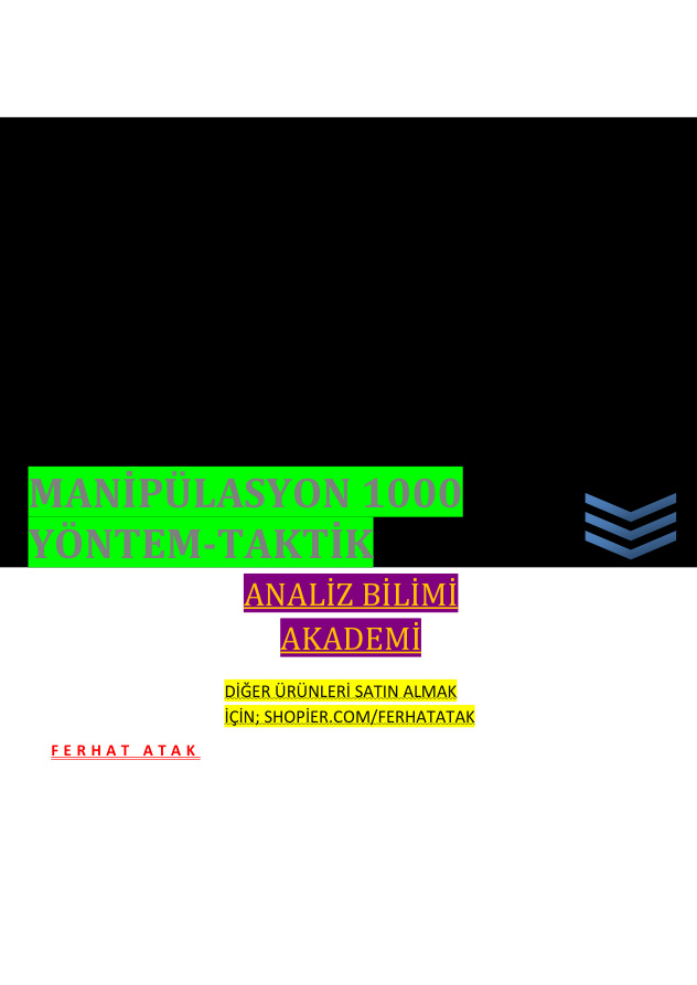 1000 Adet Manipülasyon Yöntemi PDF İndir