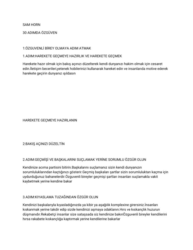 TR 30 ADIMDA ÖZGÜVEN Kitap Kapağı