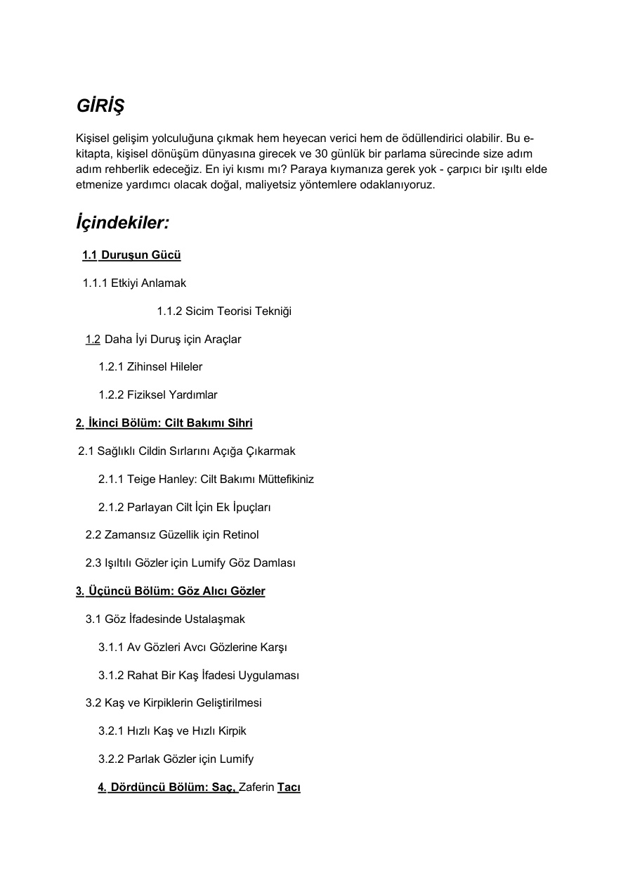 30 Günde Parlamak PDF İndir - Bilinmiyor 1 30 Günde Parlamak PDF İndir