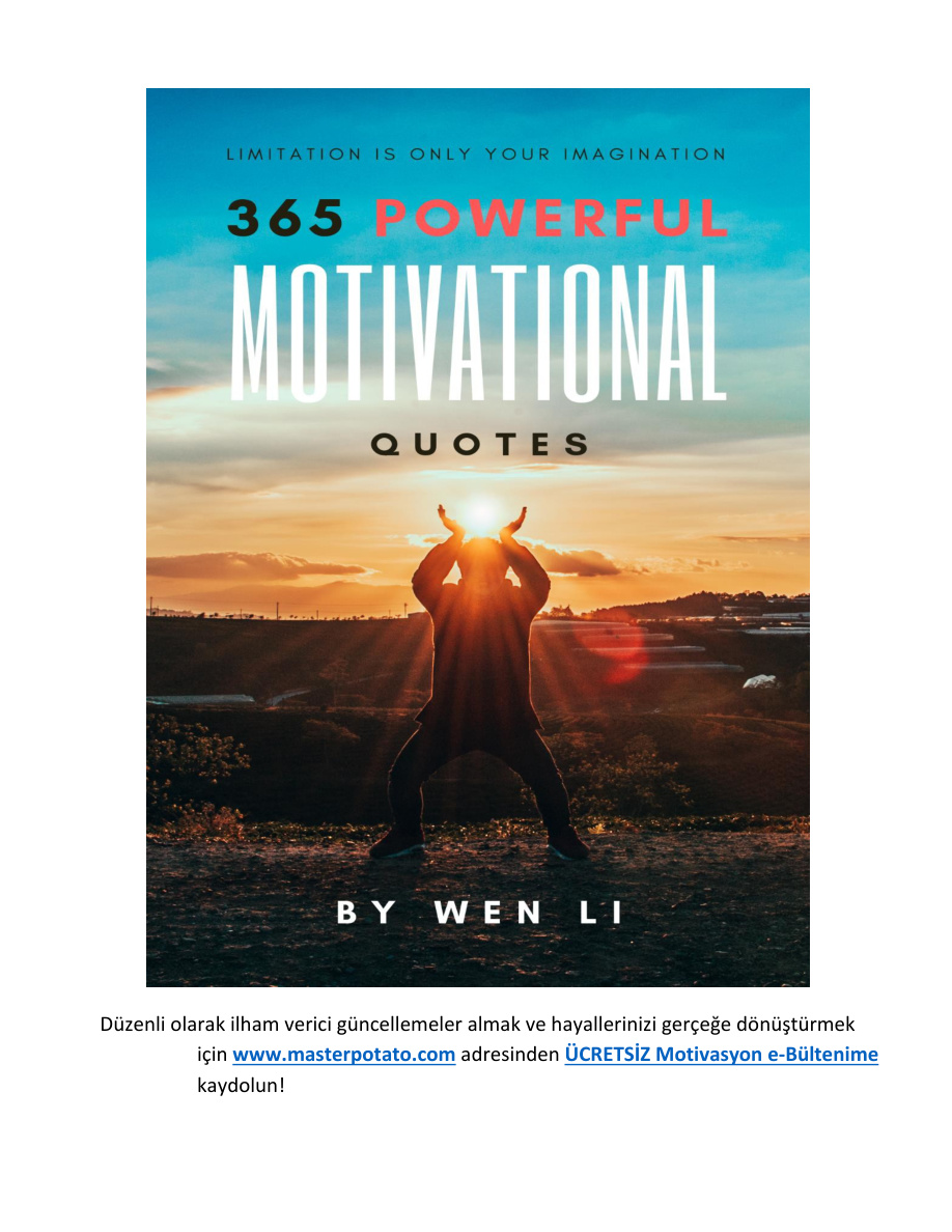 365 Güçlü Motivasyonel Sözler PDF İndir - Bilinmiyor 1 365 Güçlü Motivasyonel Sözler PDF İndir