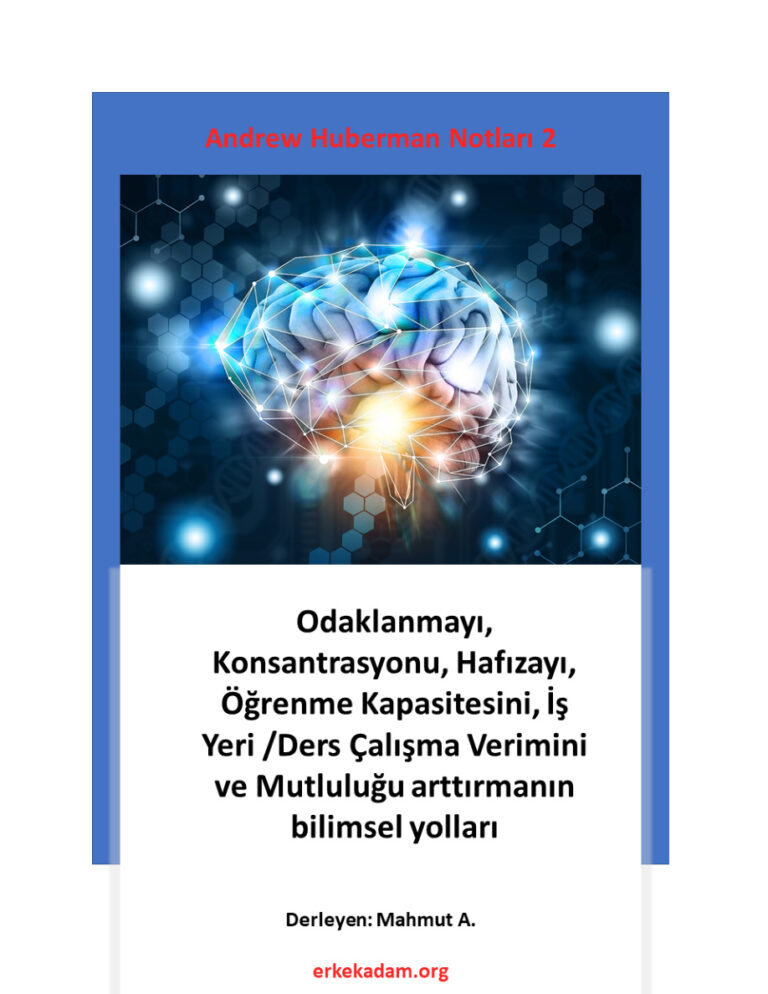 TR ANDREW HUBERMAN NOTLARİ 2 Kitap Kapağı