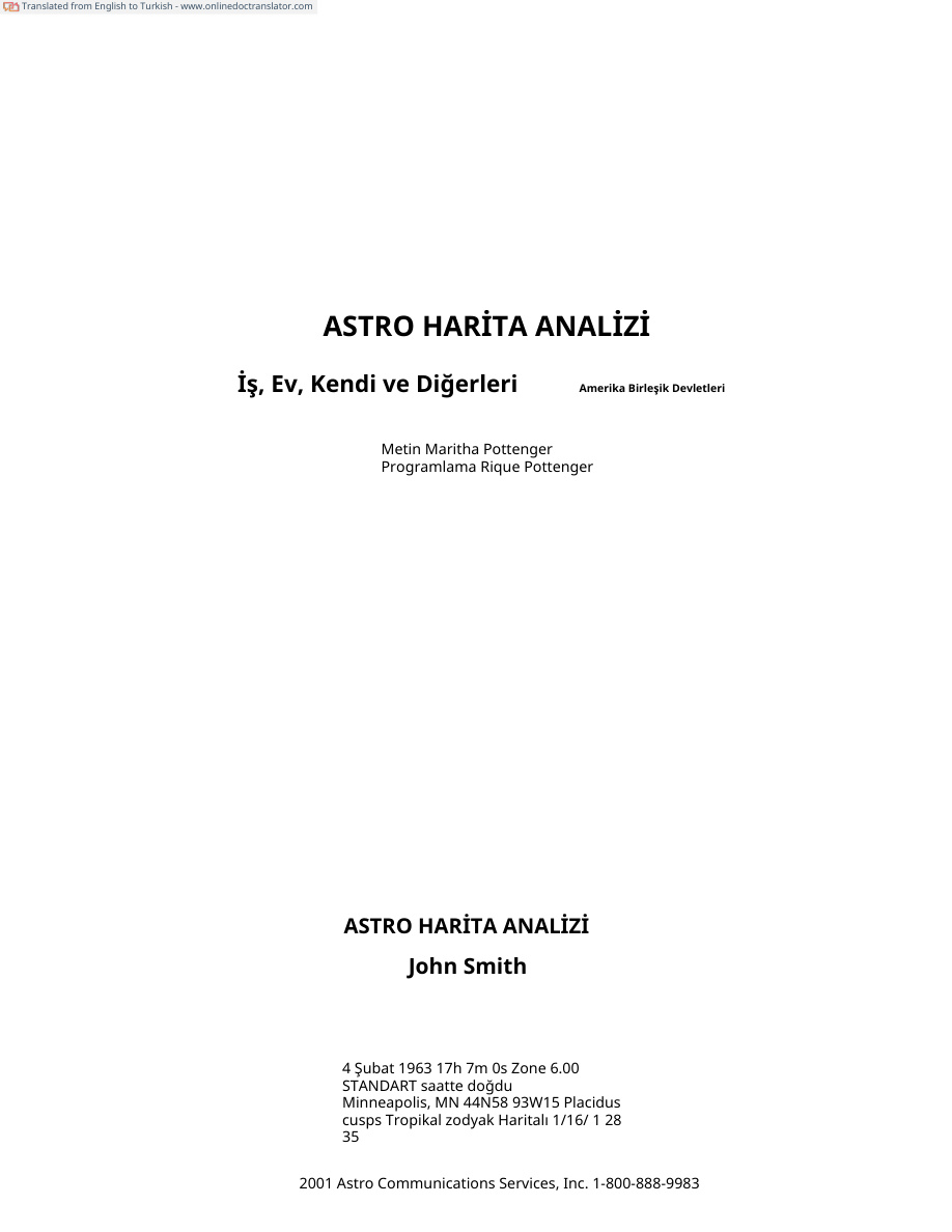 Astro Harita Analizi PDF İndir - Bilinmiyor 1 Astro Harita Analizi PDF İndir