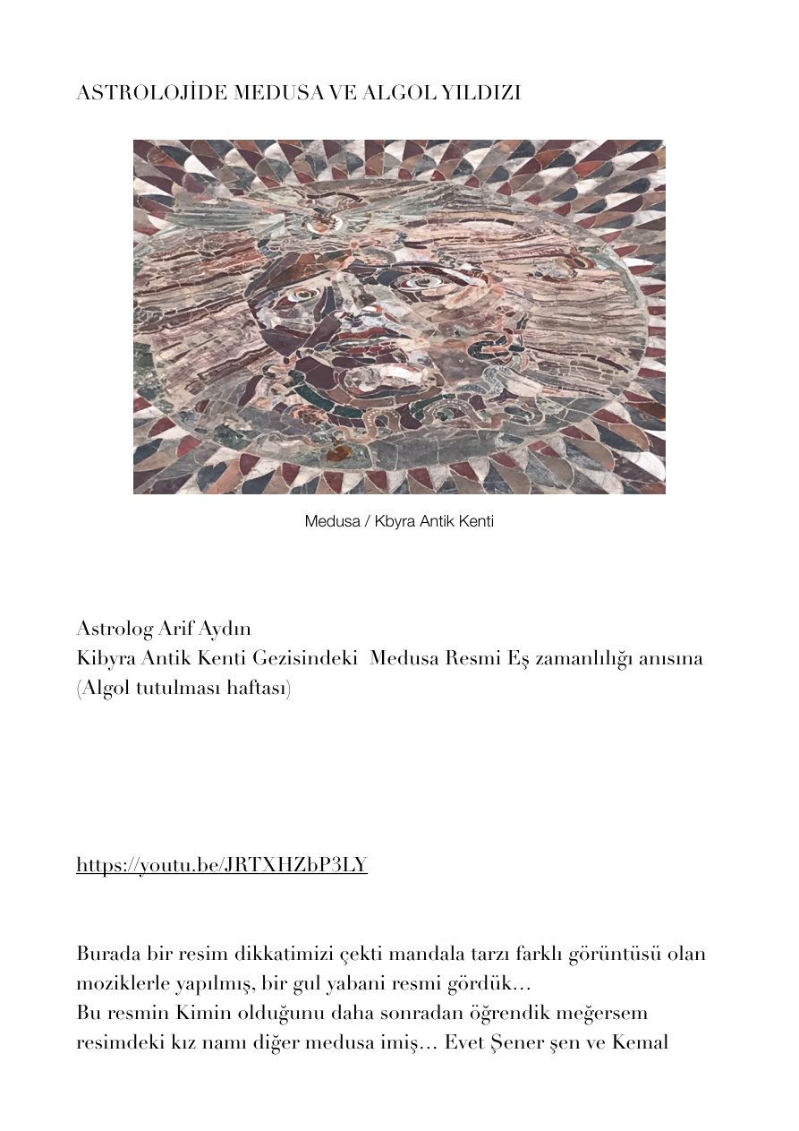 Astrolojide Sabit Yıldızlar: Medusa ve Algol Yıldızı 3 PDF İndir
