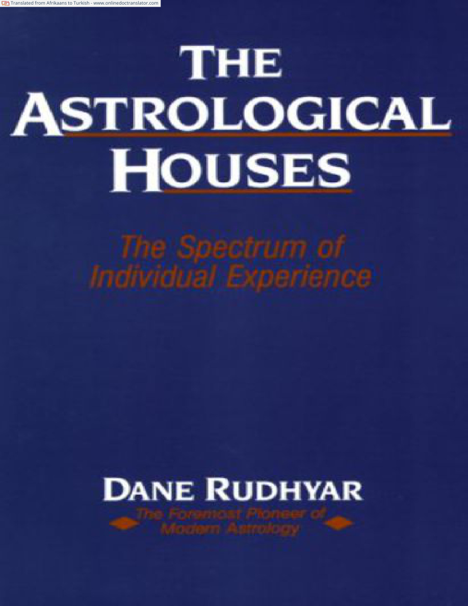 Astrolojik Evler PDF İndir – Bilinmiyor