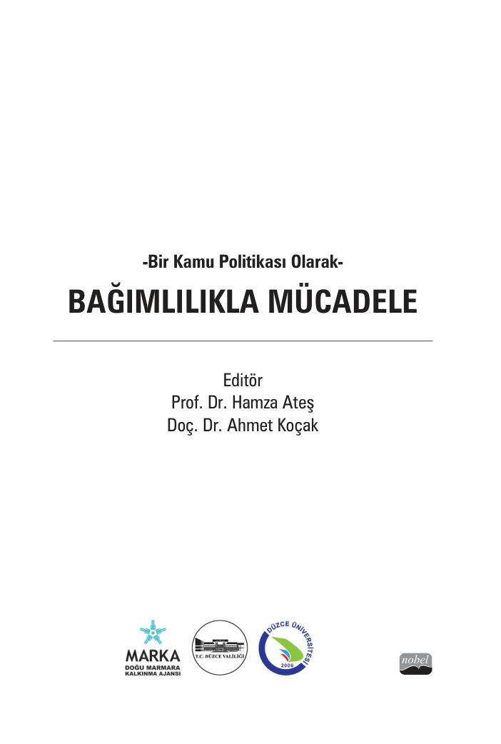 Bir Kamu Politikası Olarak Bağımlılıkla Mücadele PDF İndir