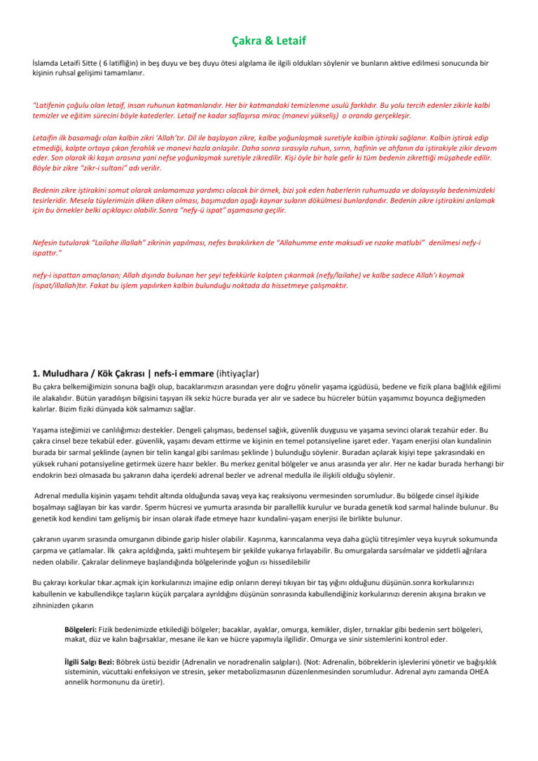 Çakra ve Letaif PDF İndir - Bilinmiyor 23 TR ÇAKRA VE LETAİF Kitap Kapağı