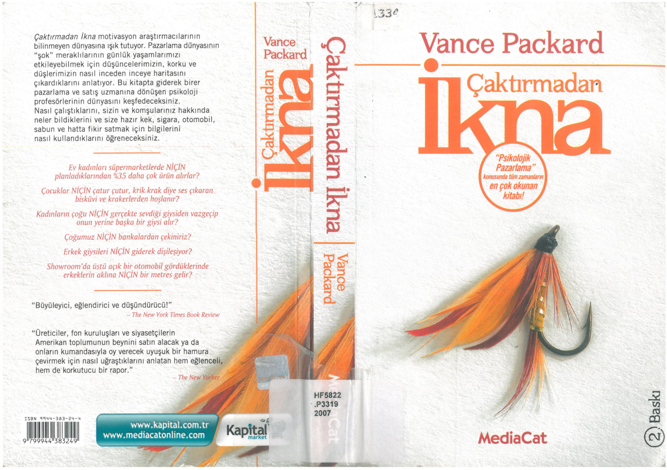 Çaktırmadan İkna PDF İndir – Vance Packard
