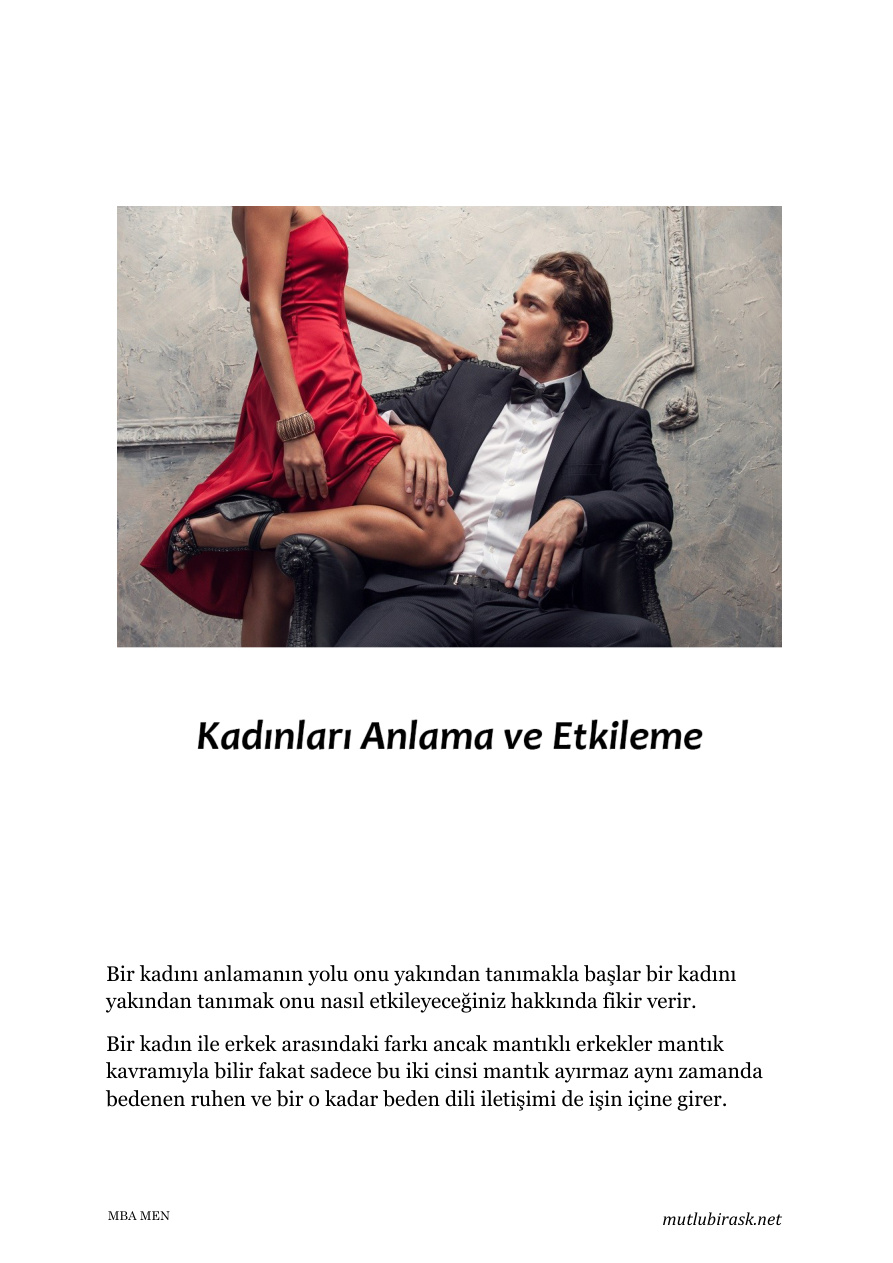 Erkekler İçin Kadınların Beden Dili PDF İndir - Bilinmiyor 1 Erkekler İçin Kadınların Beden Dili PDF İndir