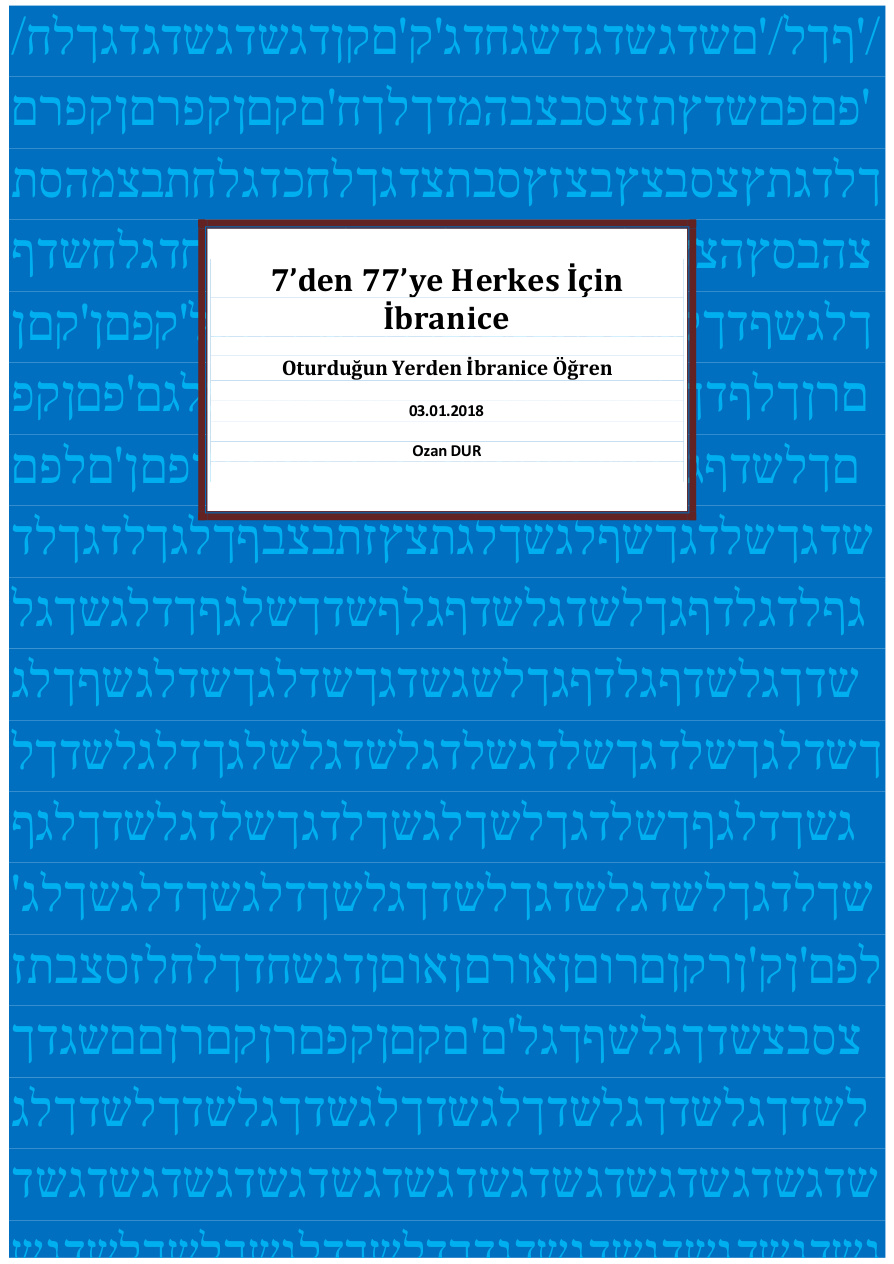 Herkes İçin İbranice PDF İndir