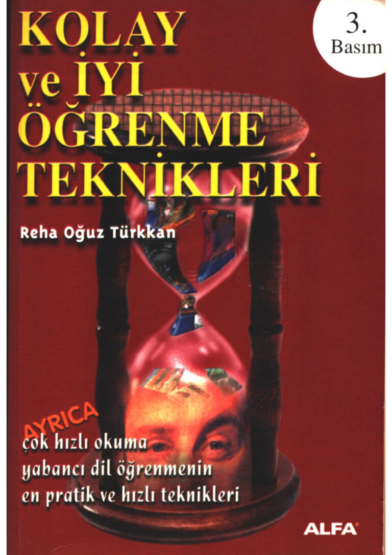 TR KOLAY VE İYİ ÖĞRENME TEKNİKLERİ REHA OĞUZ TÜRKKAN Kitap Kapağı