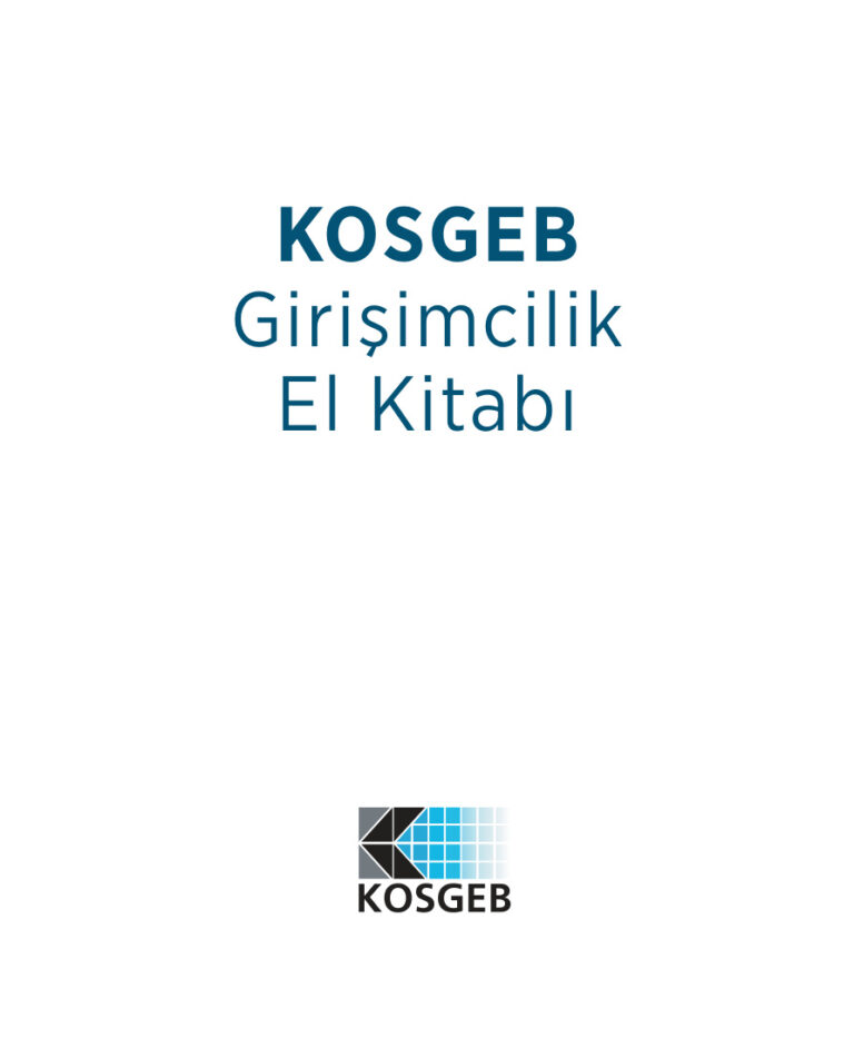 TR KOSGEB GELENEKSEL GİRİSİMCİLİK EL KİTABI Kitap Kapağı