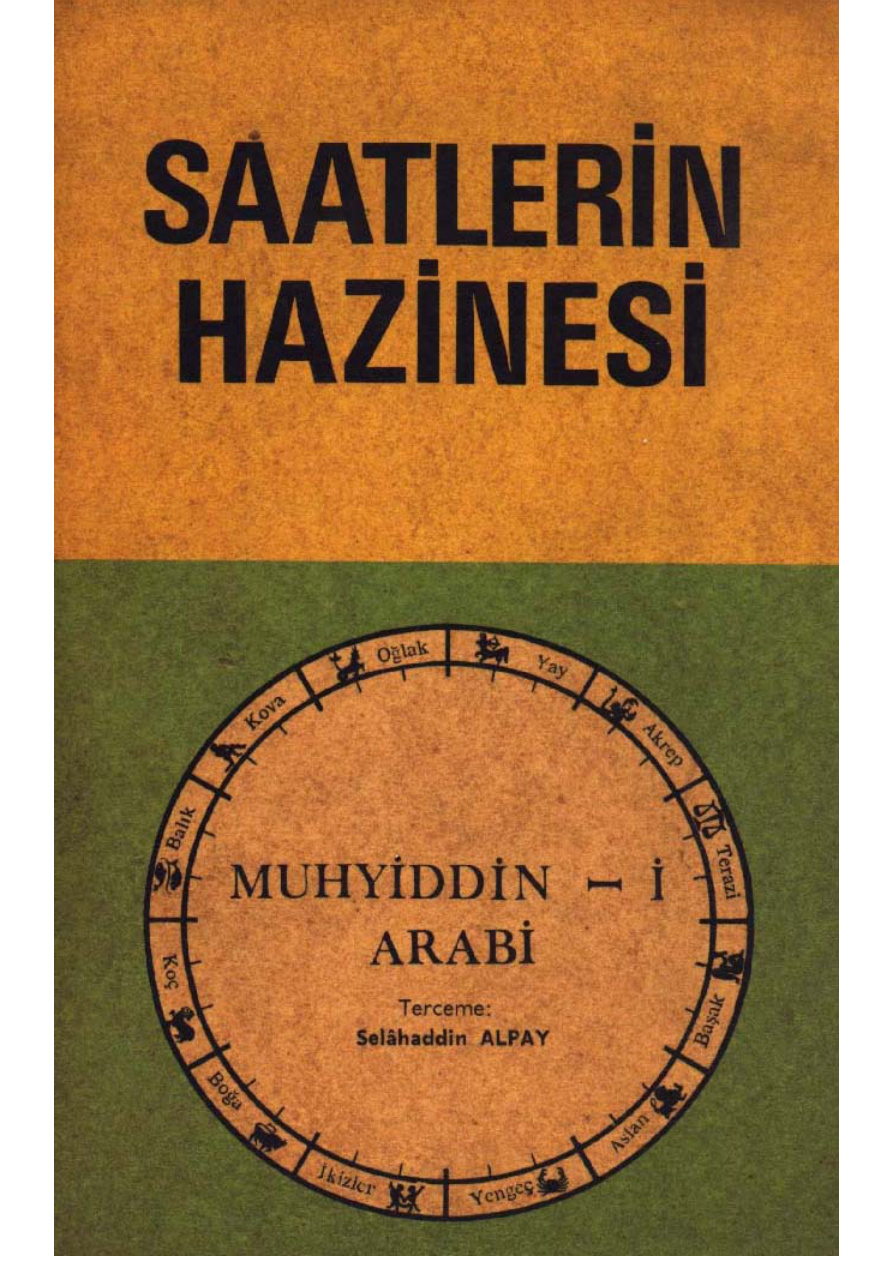 Muhyiddin-i Arabi: Saatlerin Hazinesi PDF İndir – Bilinmiyor