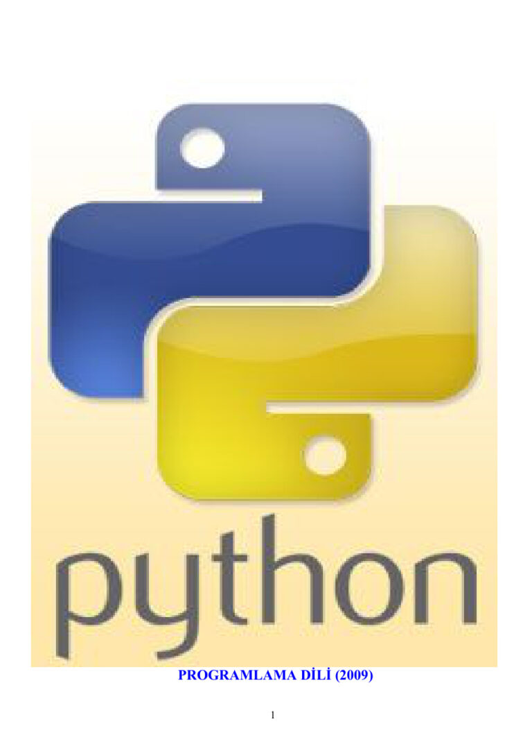 Python Programlama Dili 2009 Dönem Ödevi PDF İndir - Bilinmiyor 14 TR PYTHON PROGRAMLAMA DİLİ 2009 DÖNEM ÖDEVİ Kitap Kapağı